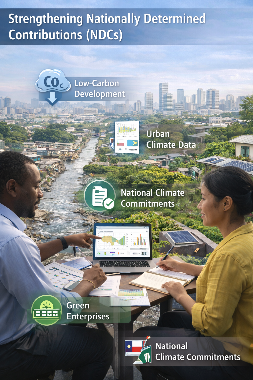 Climate map